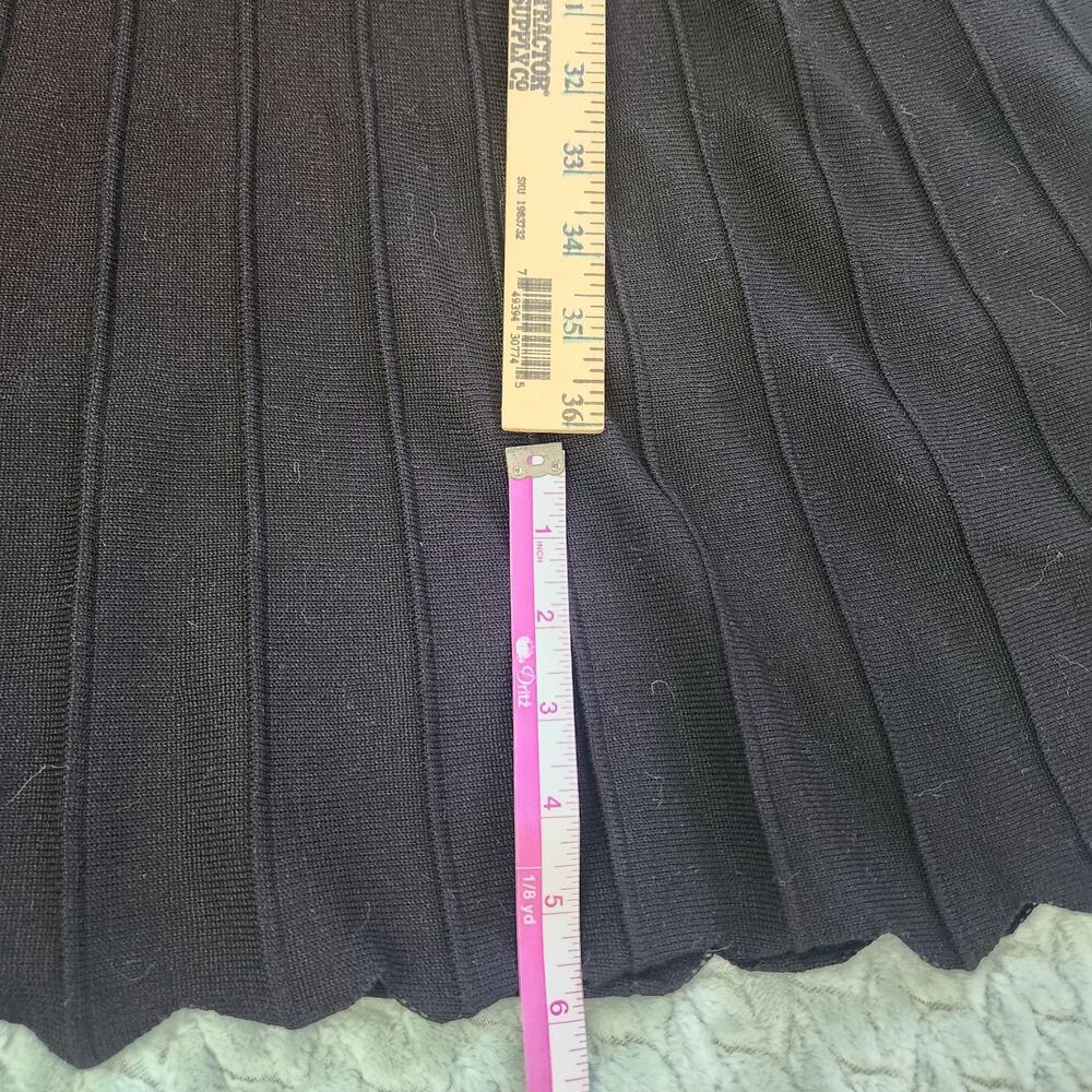 Gabby Skye Large Sweater Dress Short Sleeve Fit Flare Cozy Soft - Picture 7 of 9